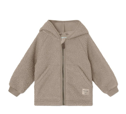 MATLIFF teddyfleece jacket. GRS - Grey Brown Mini a Ture - enjoykidsus