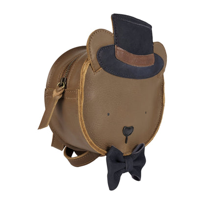 Matsi Backpack | Bear | Cognac Classic Leather Donsje - enjoykidsus