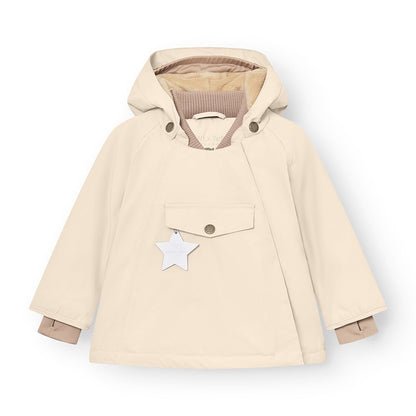 MATWANG fleece lined winter jacket. GRS - Angora Cream Mini a Ture - enjoykidsus