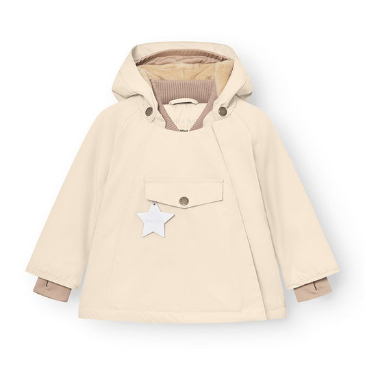 MATWANG fleece lined winter jacket. GRS - Angora Cream Mini a Ture - enjoykidsus