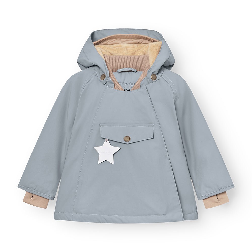 MATWANG fleece lined winter jacket. GRS - Citadel Blue Mini a Ture - enjoykidsus