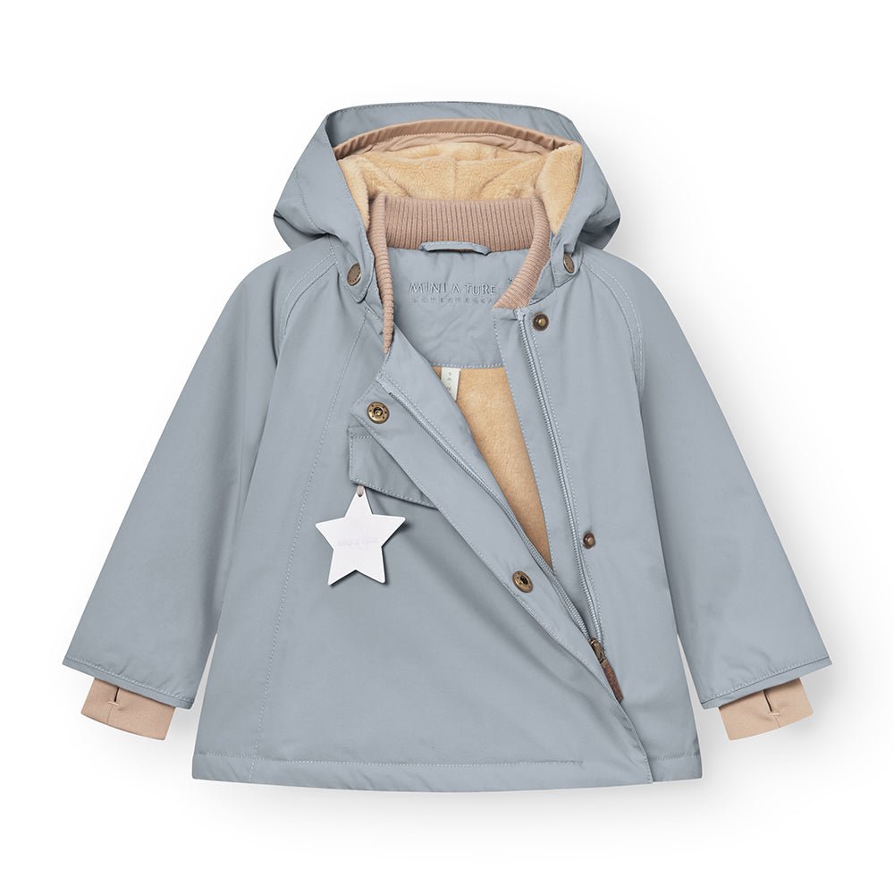 MATWANG fleece lined winter jacket. GRS - Citadel Blue Mini a Ture - enjoykidsus