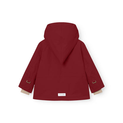 MATWANG fleece lined winter jacket. GRS - Red merlot Mini a Ture