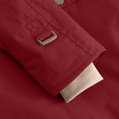 MATWANG fleece lined winter jacket. GRS - Red merlot Mini a Ture