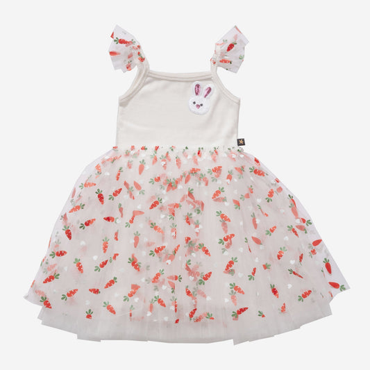 May Frill Tutu Dress - Carrot Petite Hailey - enjoykidsus