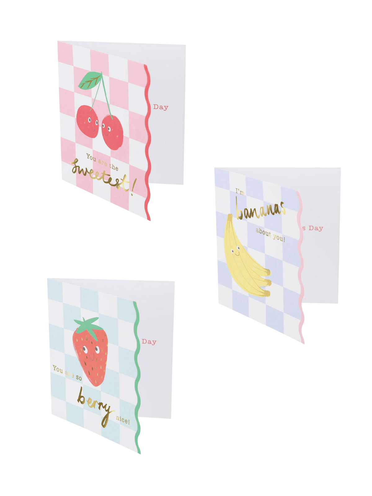 Meri Meri Fruit Basket Valentines Cards 12Pk Meri Meri
