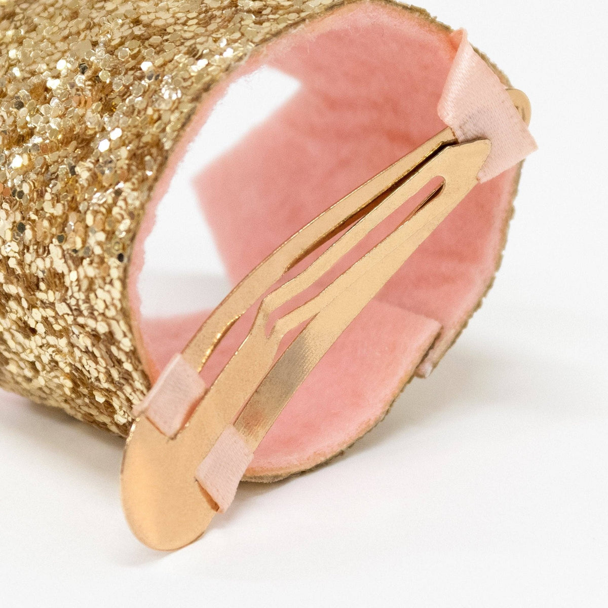 Meri Meri Mini Gold Glitter Crown Hair Clip Meri Meri