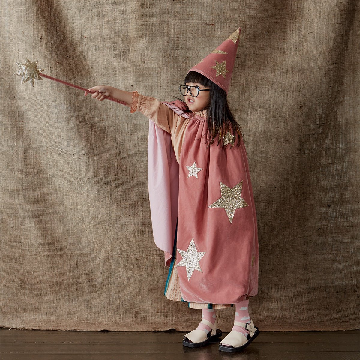 Meri Meri Pink Velvet Wizard Costume Meri Meri