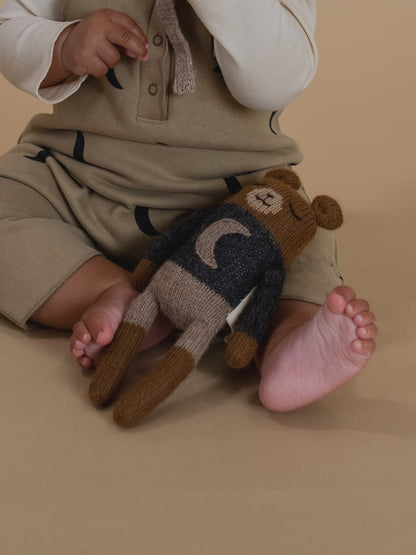 Organic Zoo Teddy Soft Toy - Midnight image 2