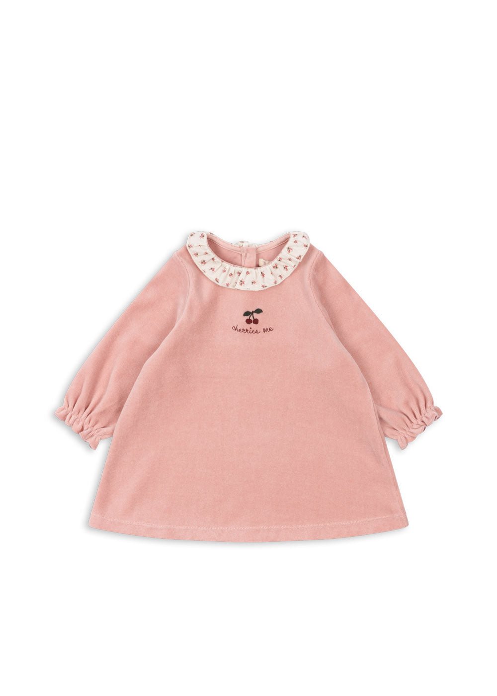 konges slojd pink dress Konges Sløjd Mellow Rose Miffa Frill Dress Gots