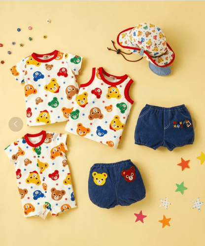 MIKI HOUSE All - over print short - sleeved T-shirt MIKI HOUSE