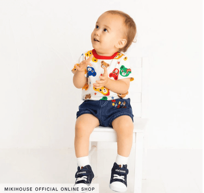 MIKI HOUSE All - over print short - sleeved T-shirt MIKI HOUSE