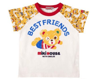 Miki House “Best Friends” Puchi Bear T-Shirt MIKI HOUSE