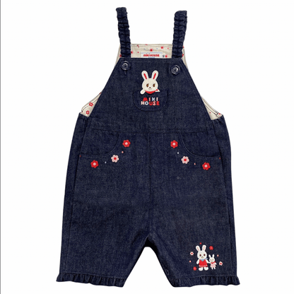 MIKI HOUSE Denim Rabbit Overall MIKI HOUSE