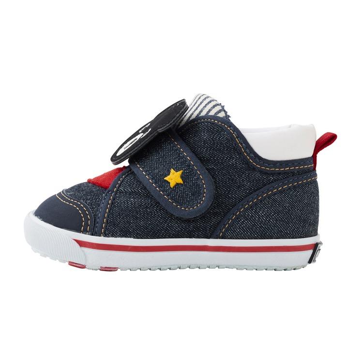 MIKI HOUSE DOUBLE_B Baby Shoes – Denim (63 - 9302 - 821) MIKI HOUSE