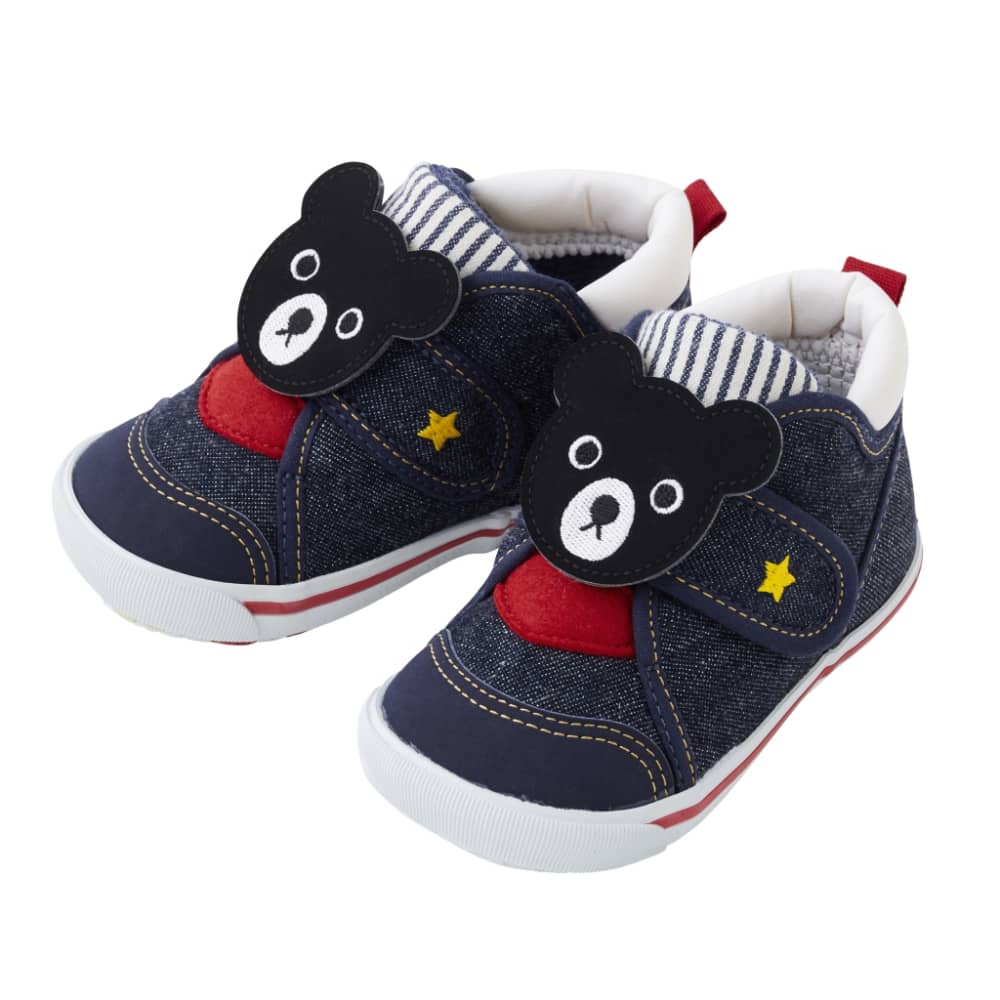 MIKI HOUSE DOUBLE_B Baby Shoes – Denim (63 - 9302 - 821) MIKI HOUSE