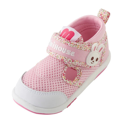 MIKI HOUSE Double Russell Mesh Secound Shoes - Flower Bunny(17 - 19cm) Mikihouse - enjoykidsus