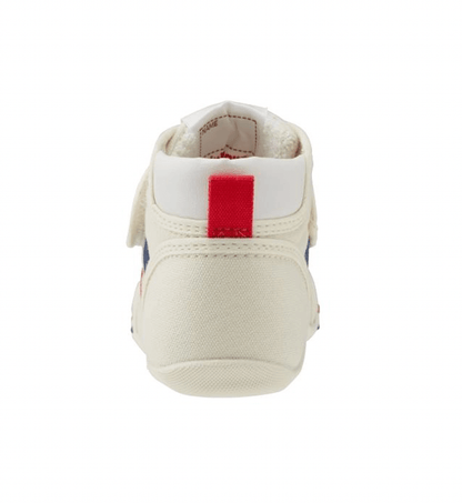 MIKI HOUSE First Shoes with Logo White | Baby Walking Shoes Japan MIKI HOUSE