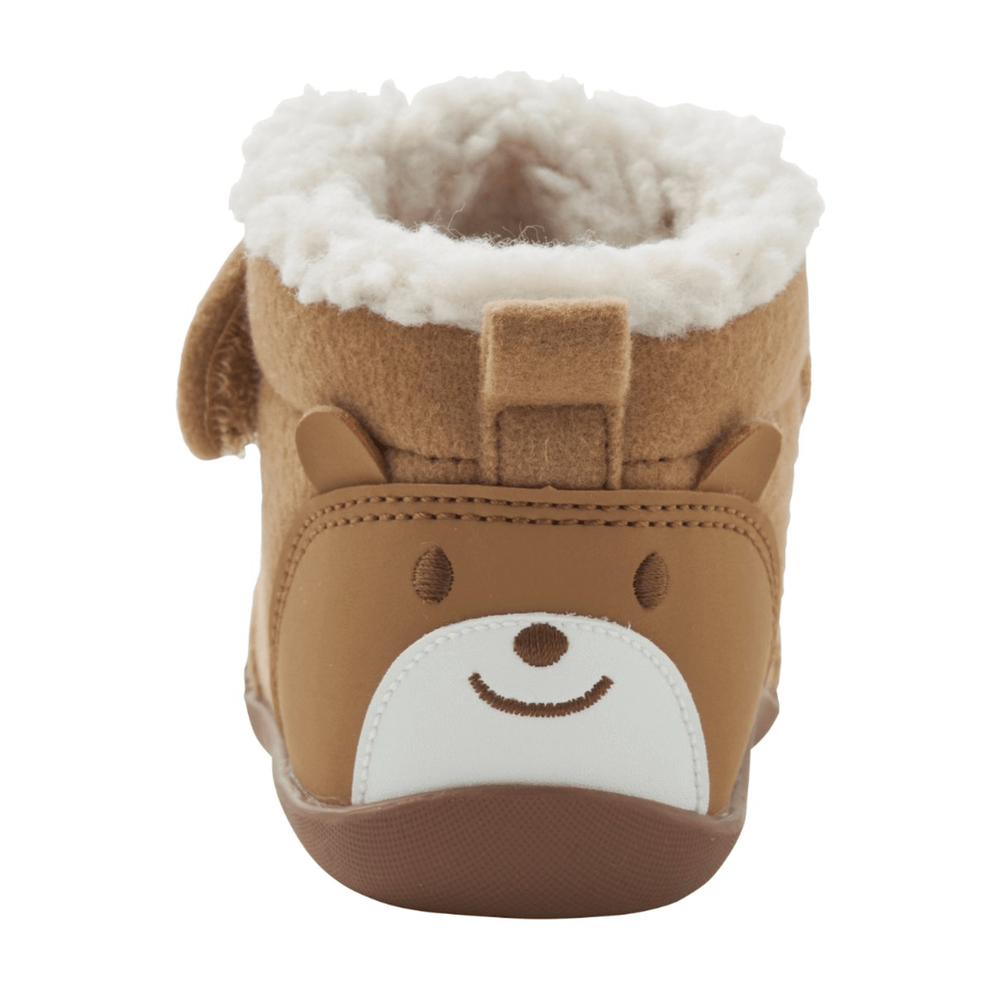 Miki House Hot Biscuits Beans Boa First Walker Shoes – Brown MIKI HOUSE