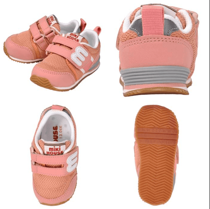 MIKI HOUSE sporty M logo shoes Kids shoes - Pink MIKI HOUSE