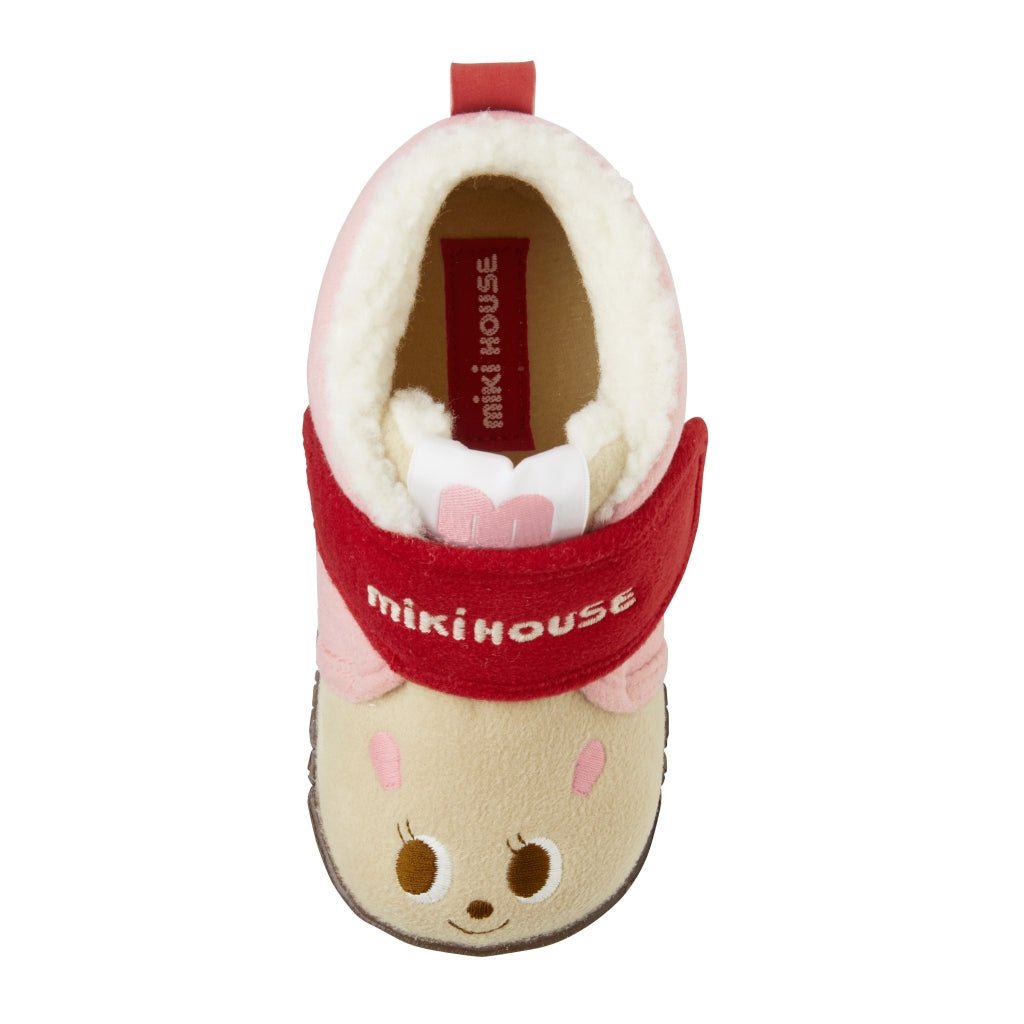 MIKI HOUSE Usako Filled bunny Boots - Pink MIKI HOUSE