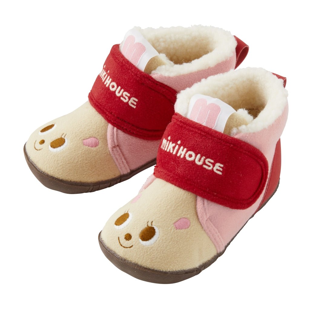 MIKI HOUSE Usako Filled bunny Boots - Pink MIKI HOUSE