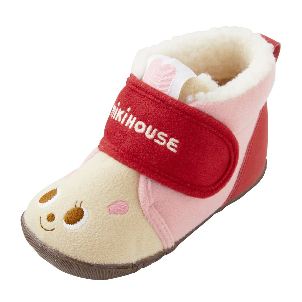 MIKI HOUSE Usako Filled bunny Boots - Pink MIKI HOUSE
