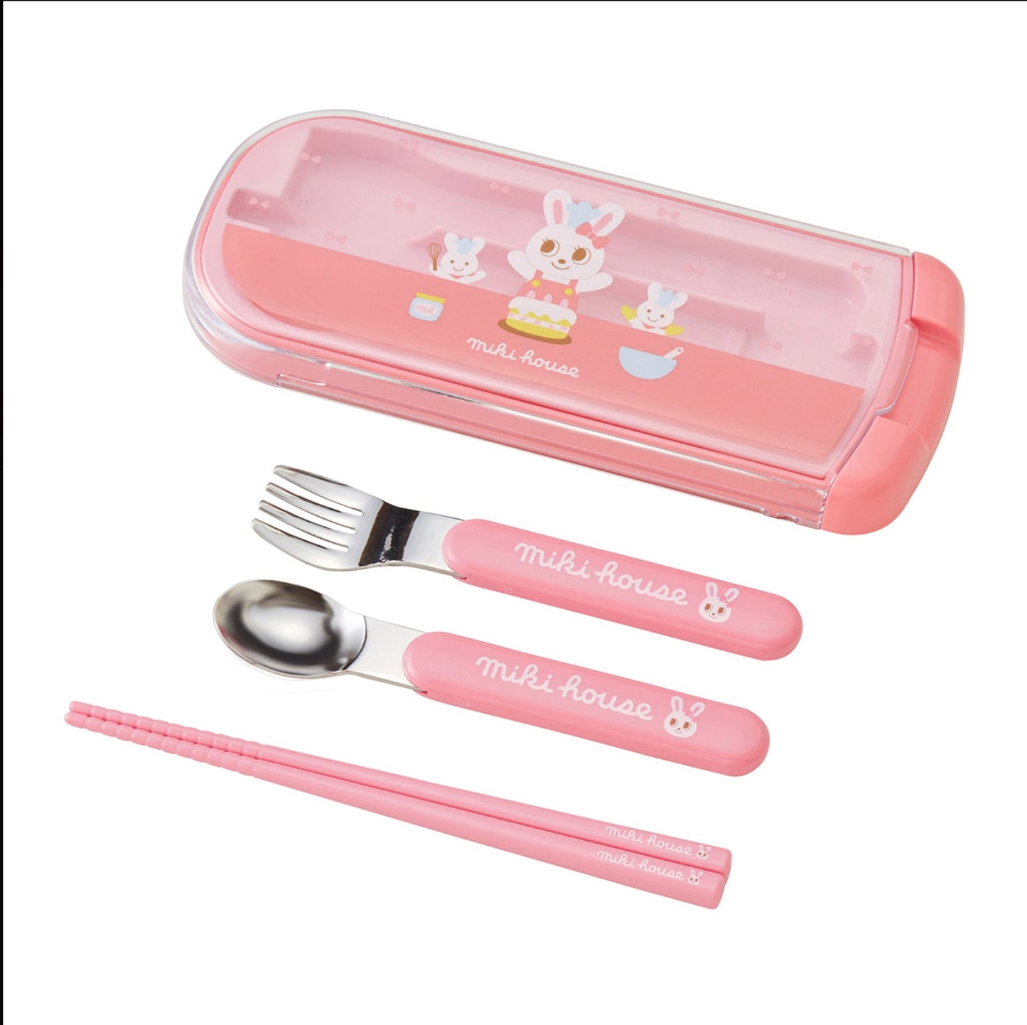 Miki trio set (spoon, fork, chopsticks) enjoykidsus - enjoykidsus