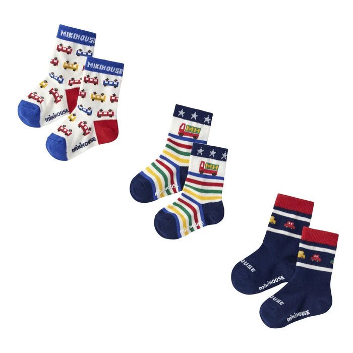 MIKIHOUSE 3 Pack SOCKS SET - Multi color MIKI HOUSE