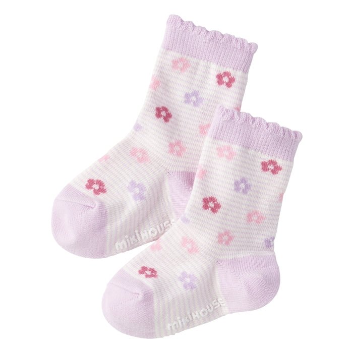 MIKIHOUSE 3 Pack SOCKS SET - White MIKI HOUSE