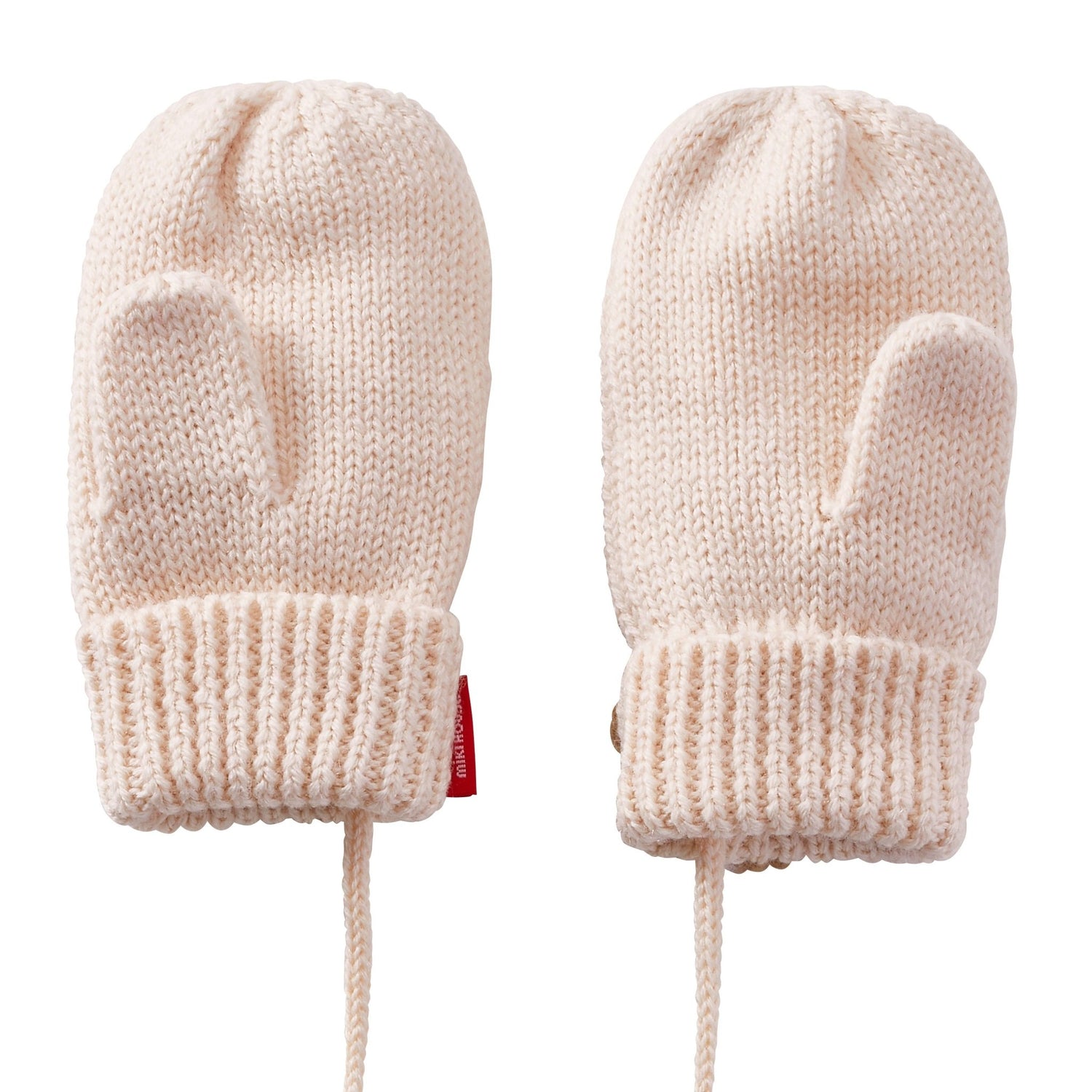 Mikihouse Dreamy Knit Teddy Bear Mittens - Ivory MIKI HOUSE
