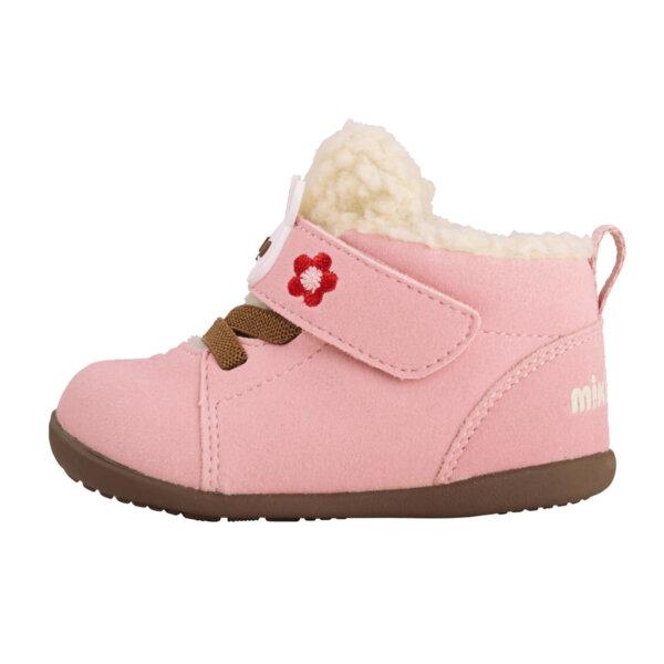 MIKIHOUSE Fleece - Lined Usako Baby Boots – Pink MIKI HOUSE