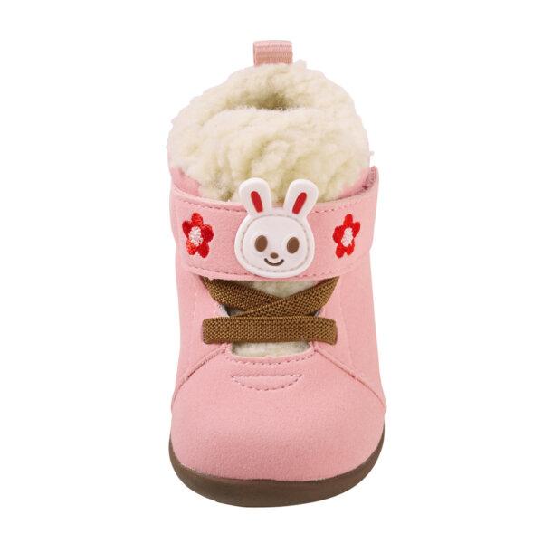 MIKIHOUSE Fleece - Lined Usako Baby Boots – Pink MIKI HOUSE