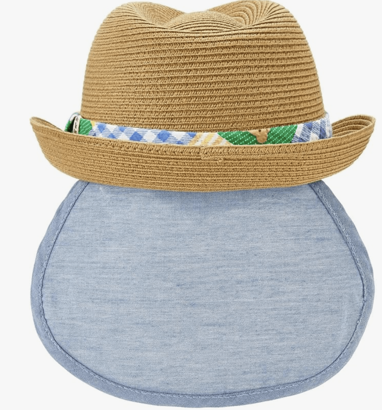 MIKIHOUSE HOT BISCUITS Straw Style Fedora Hat MIKI HOUSE