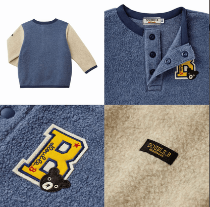 MIKIHOUSE Navy Fleece Pullover - Navy MIKI HOUSE