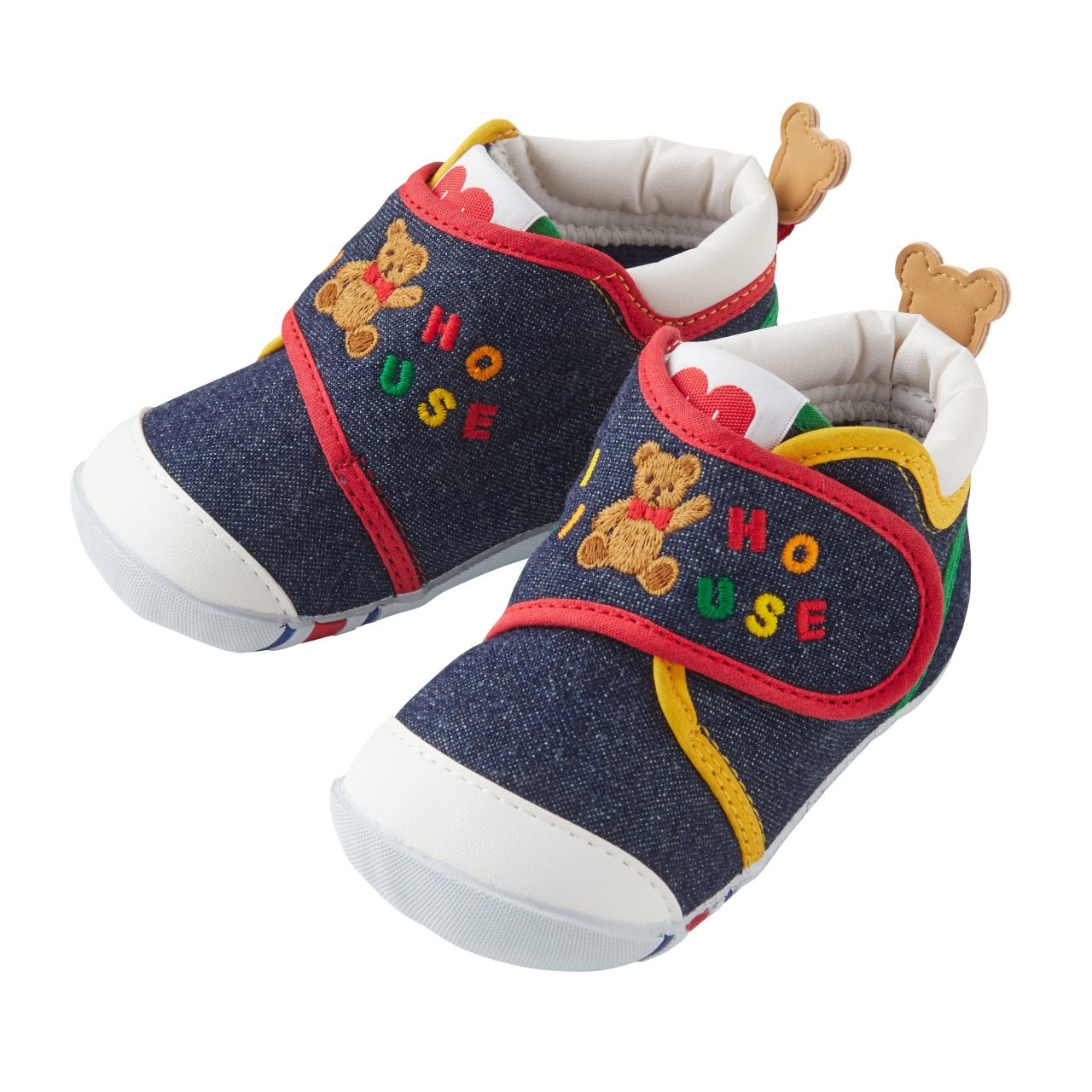 Mikihouse Premium Denim multi color sneakers Mikihouse - enjoykidsus