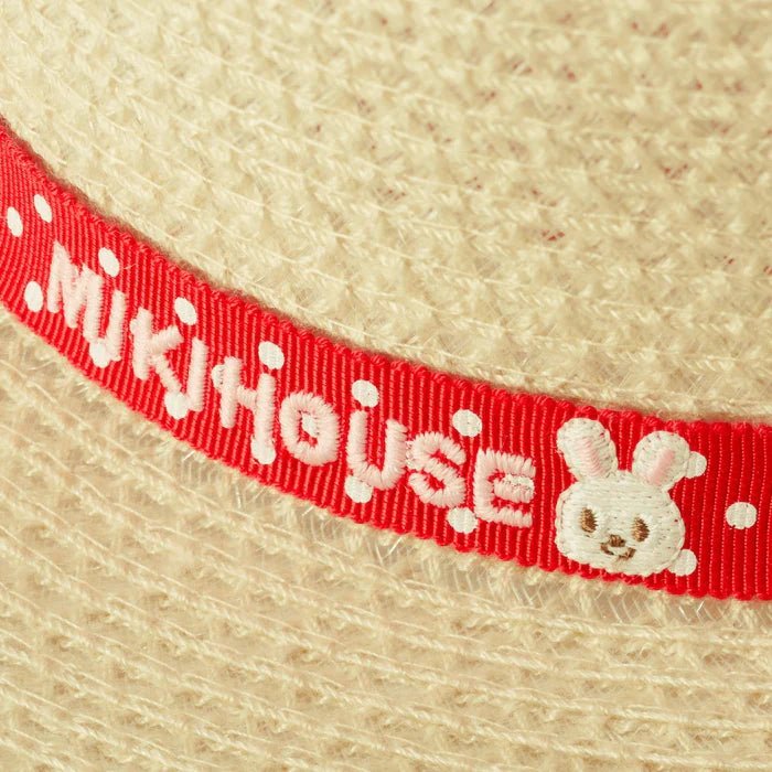 Mikihouse Red summer hat with red bunny - Red Mikihouse
