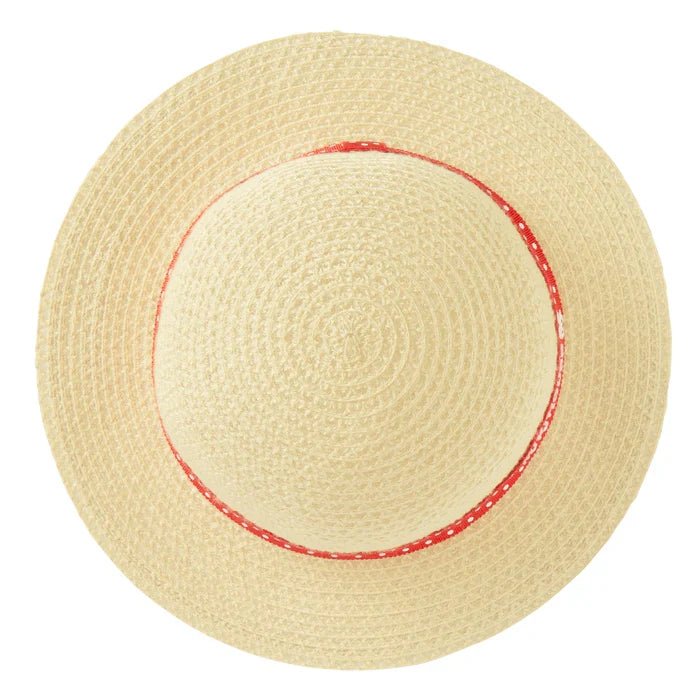 Mikihouse Red summer hat with red bunny - Red Mikihouse