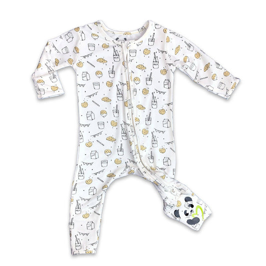 Milk and Cookies Original Bamboo Convertible Footie Bellabu Bear - enjoykidsus