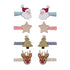 Mimi & Lula Christmas salon hair clips with Santa, reindeer, star and tree motifs