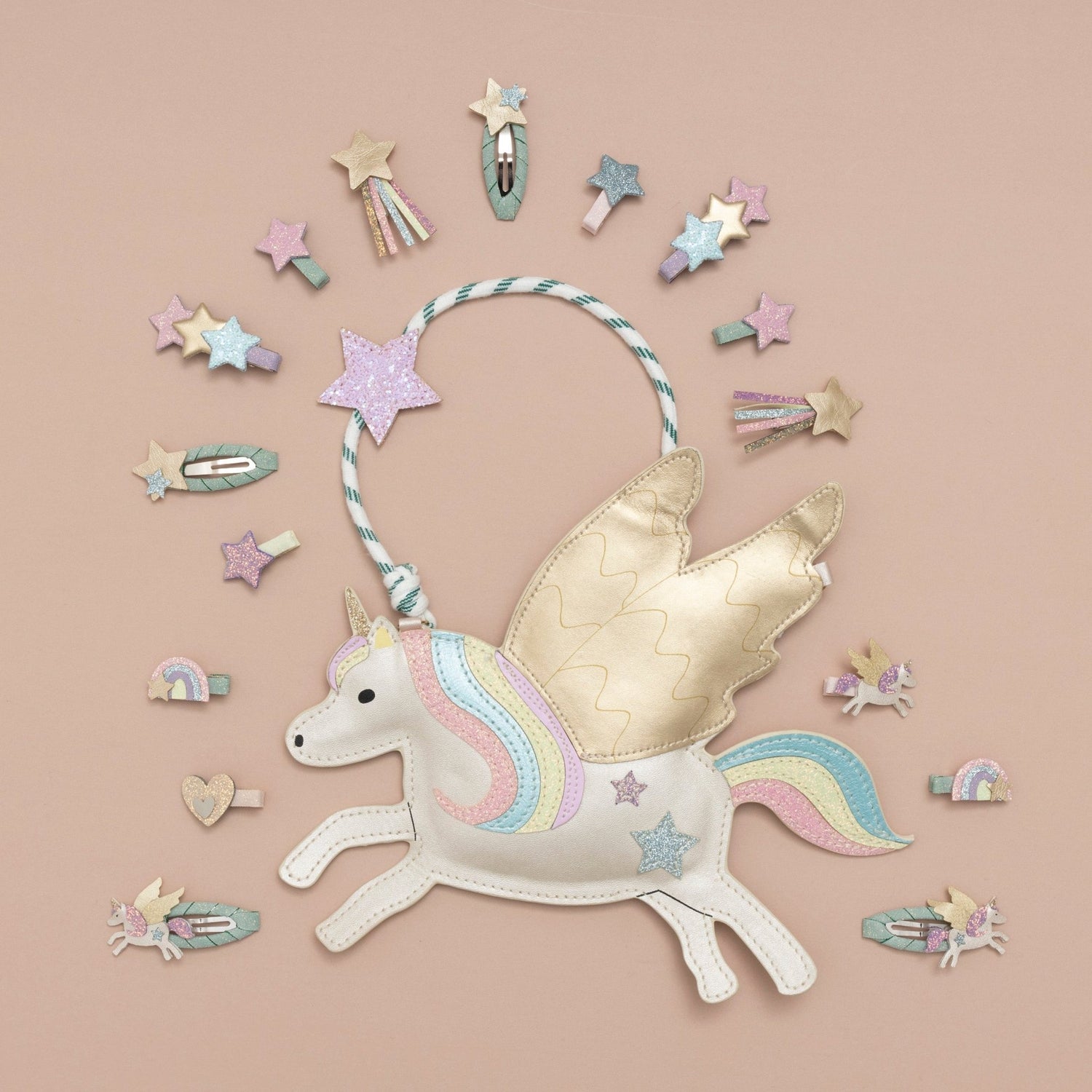 Mimi &amp; Lula Flying unicorn clip set Mimi &amp; Lula