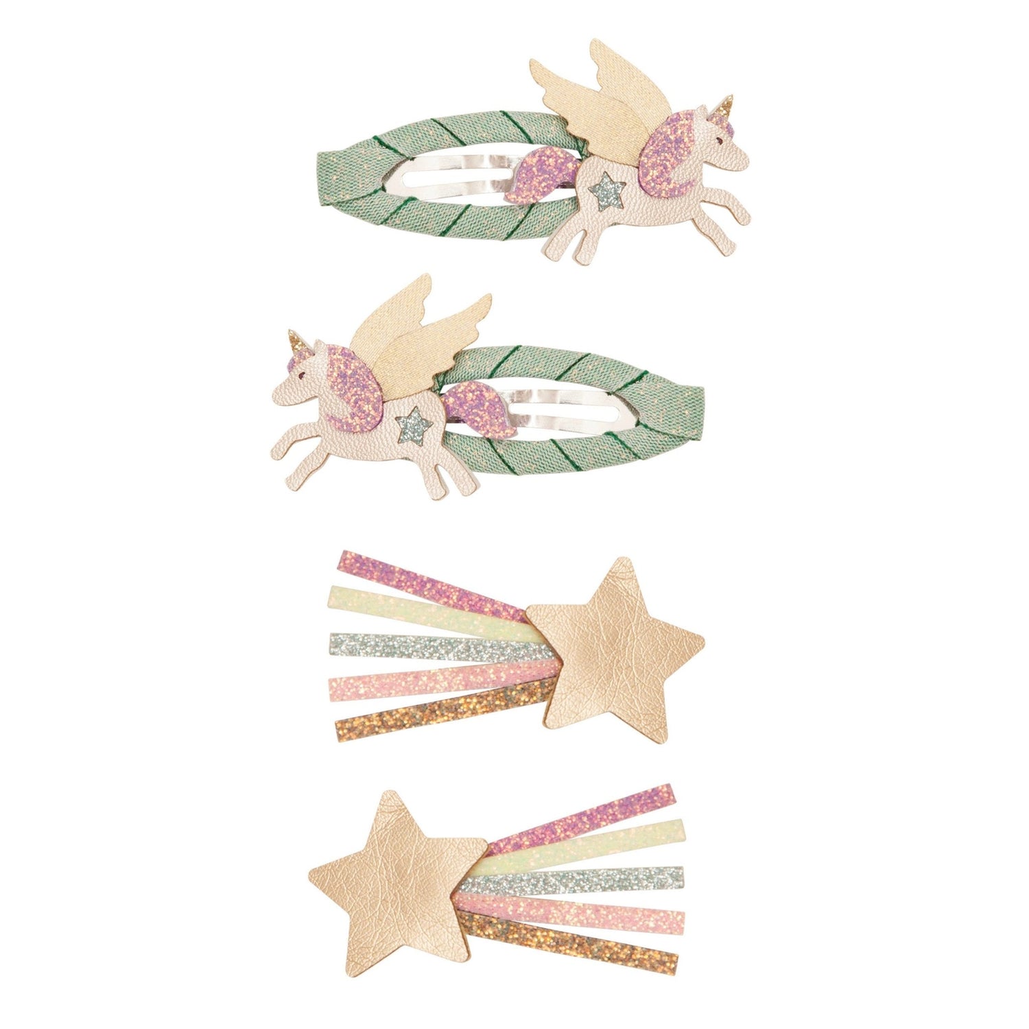 Mimi &amp; Lula Flying unicorn clip set Mimi &amp; Lula