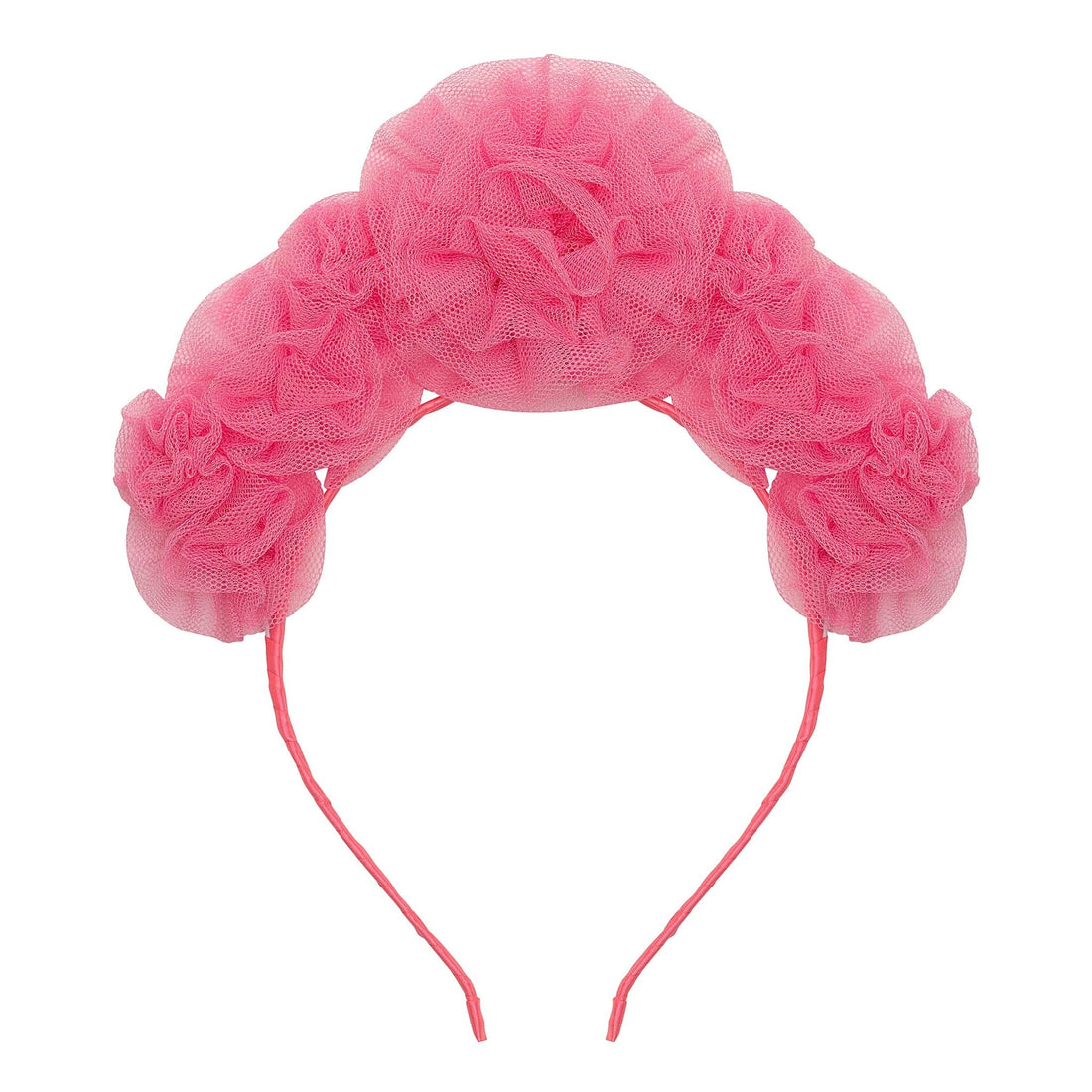 Mimi &amp; Lula Pink ruffle flower headdress Mimi &amp; Lula