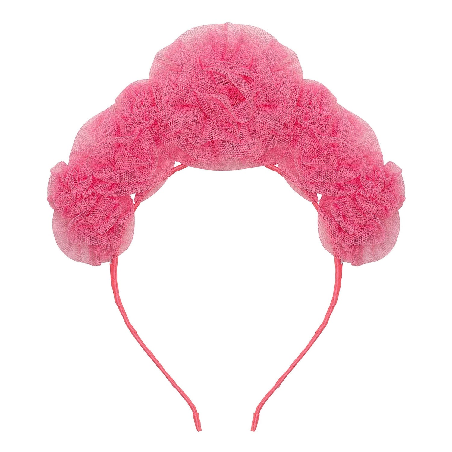 Mimi &amp; Lula Pink ruffle flower headdress Mimi &amp; Lula
