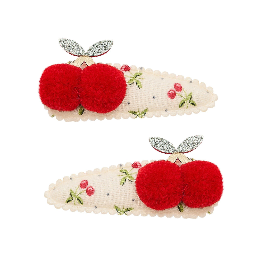 Mimi &amp; Lula Pom pom cherries clic clacs Mimi &amp; Lula