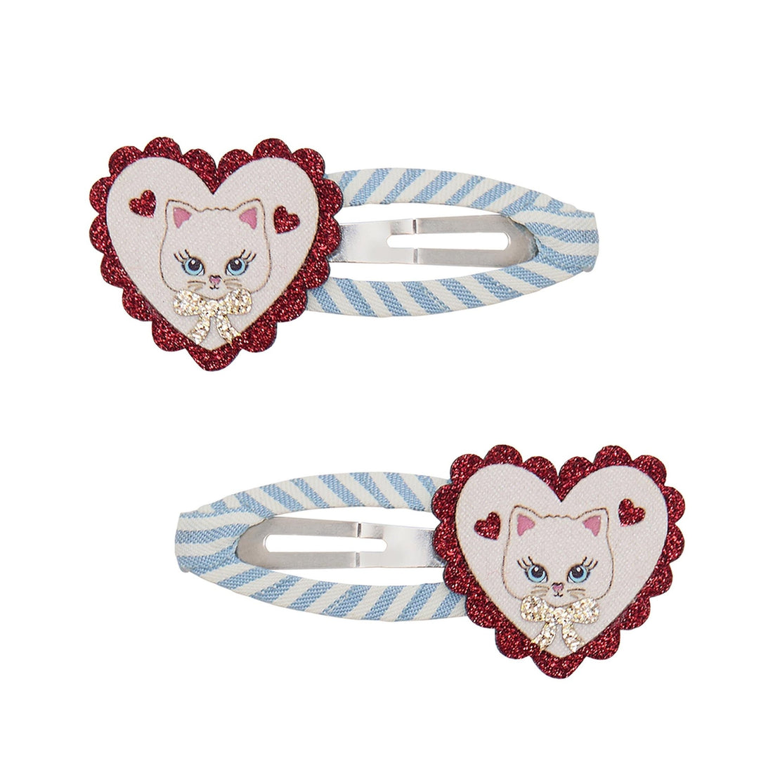 Mimi &amp; Lula Scalloped kitty hair clips