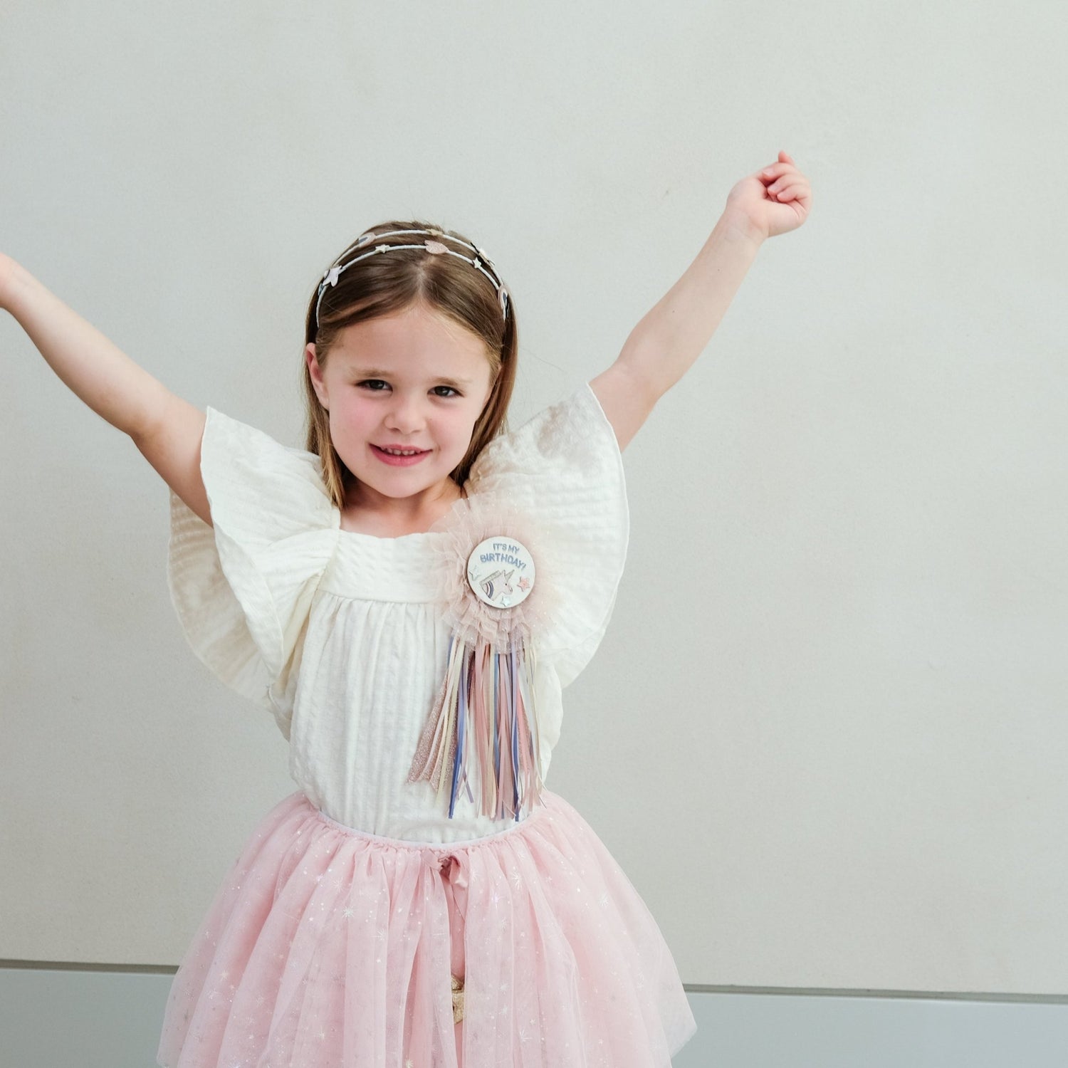 Mimi &amp; Lula Unicorn birthday badge Mimi &amp; Lula