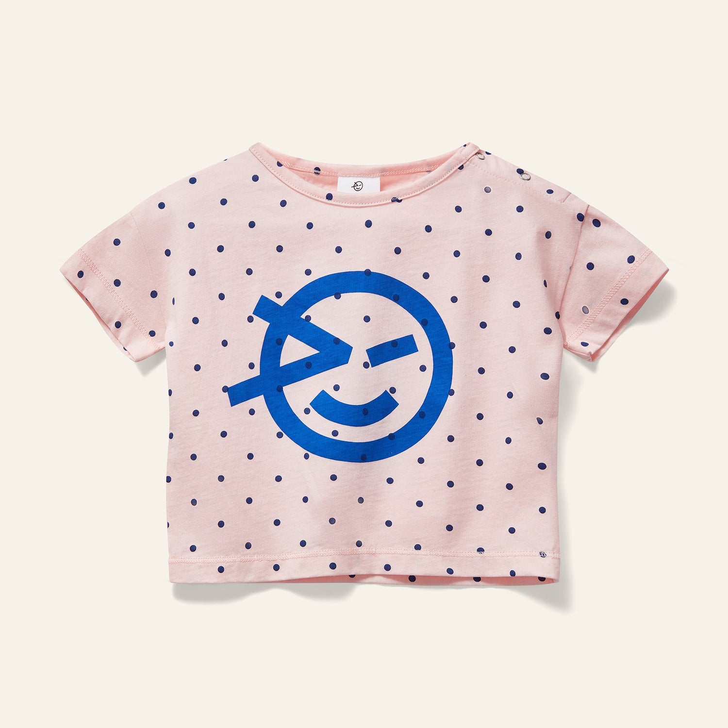 Mini Wynken Tee - Pale Pink Polka Wynken