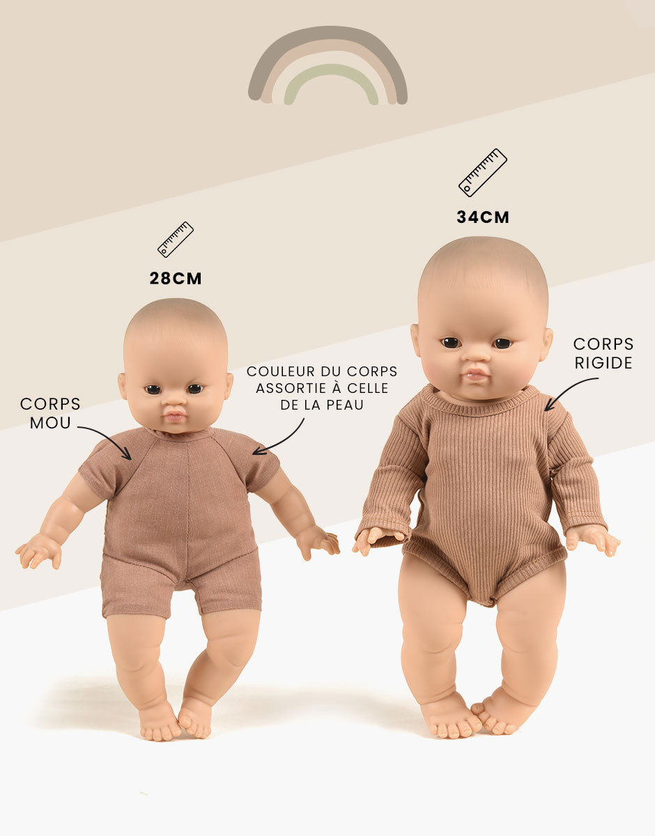 Minikane 11” (28cm) Baby Doll – Liv