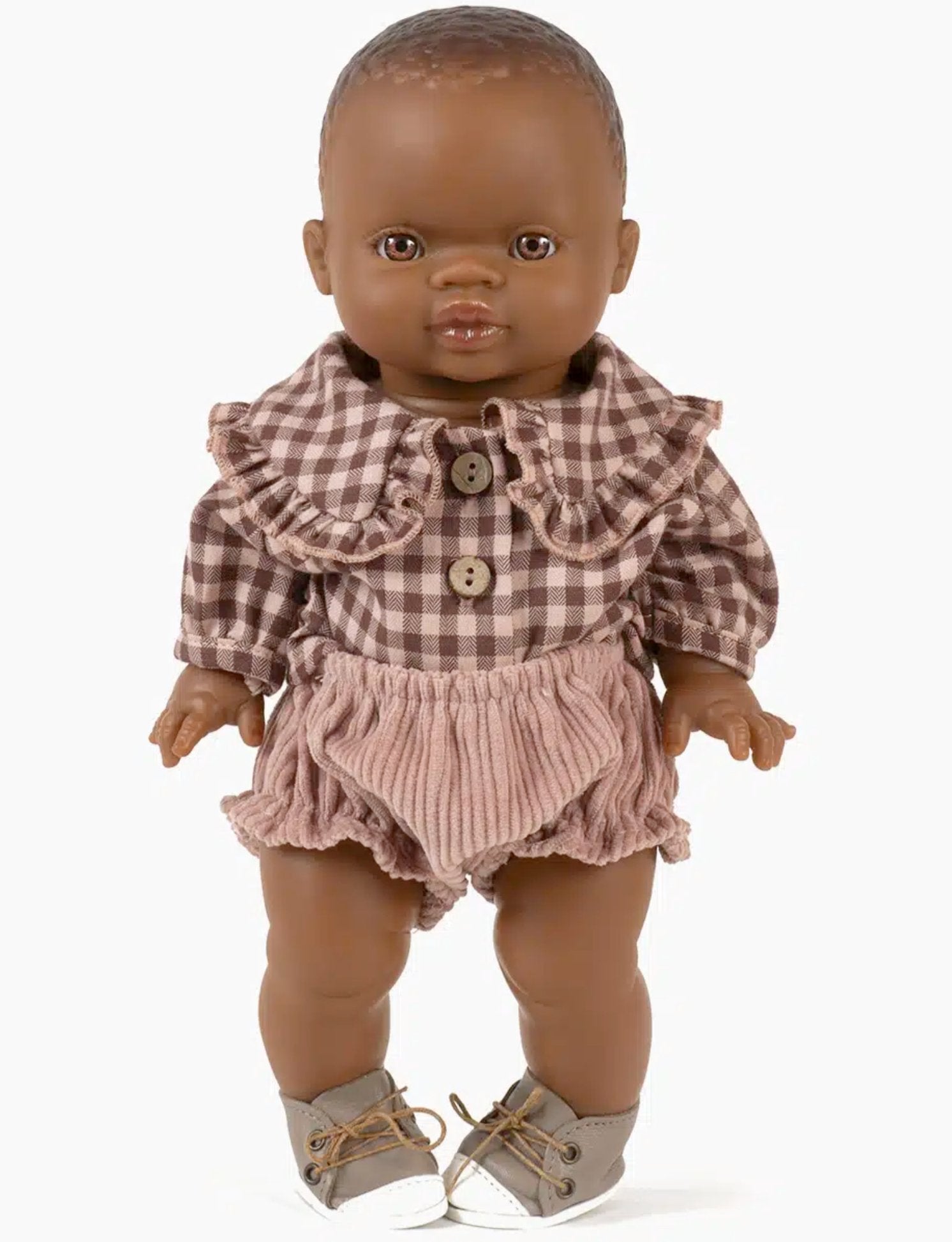 Minikane Emile &amp; Ida Karina Vichy flannel blouse and bloomers set Minikane